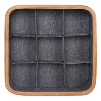Цвет серого цвета организатора одежды бамбуковой рамки складный домашний