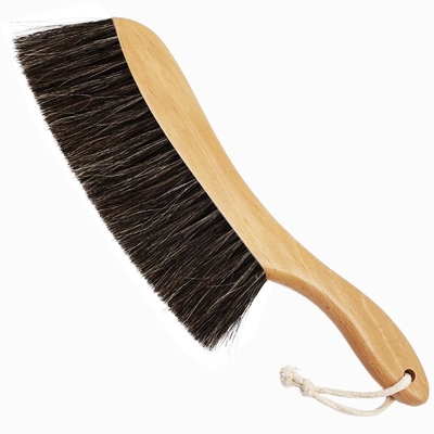 Домашний очищая веник руки щетки волос лошади 36x6cm для пылясь деревянных щепок