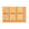 Отсеки организатора 6 хранения пакетика чая бамбука 32.5*22.1*7.7cm древесины с деревянной крышкой