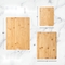 Бамбук кухни прямоугольный и деревянный набор PCS разделочной доски 3