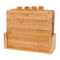Индексируйте набор бамбуковой разделочной доски небольшой с набором держателя небольшого подноса 4