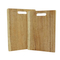Подгонянная древесина блока мясника размера 33x23x1.8cm бамбуковая прерывая разделочную доску набор 2 частей
