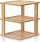 Бамбук свободно стоящая деревянная стойка, кухонный столик угловая полка 10x10x11.5 дюймов