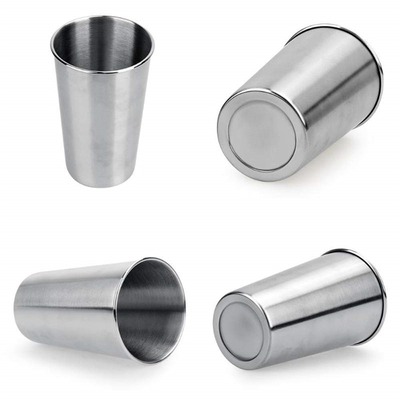 чашка Thermos нержавеющей стали кофе 8oz 12oz 16oz Stackable с крышкой силикона