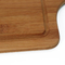 Разделочная доска паза сока блока мясника древесины акации бамбуковая с ручками