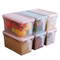 Контейнеры ящика для хранения холодильника прямоугольника KingWell Stackable пластиковые
